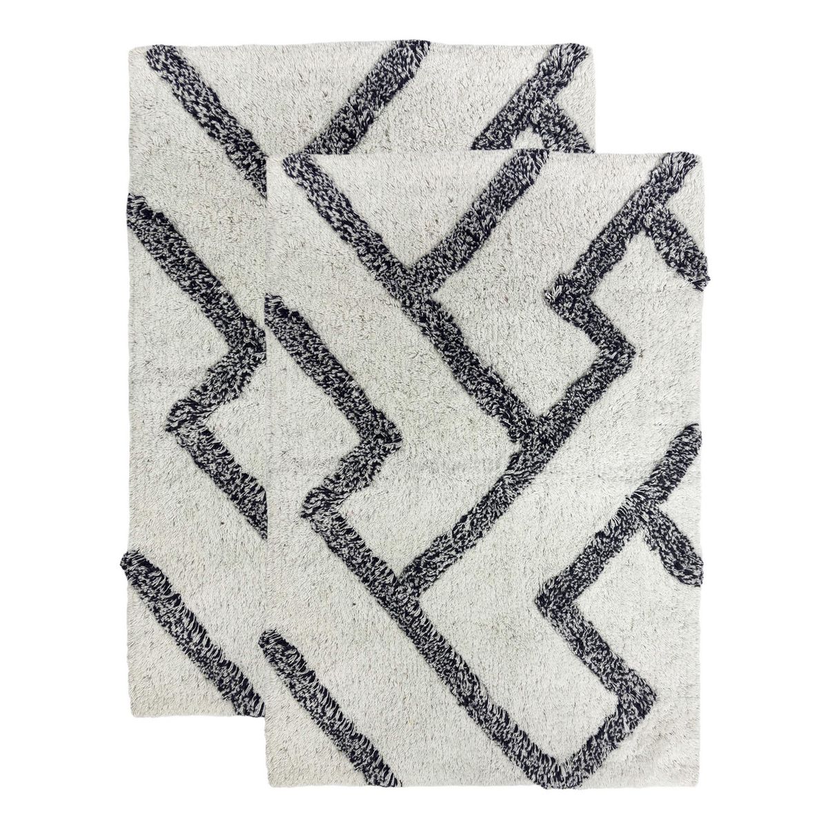 JUST HOME COLLECTION - Set 2 Pisos de Baño Prestige Azul