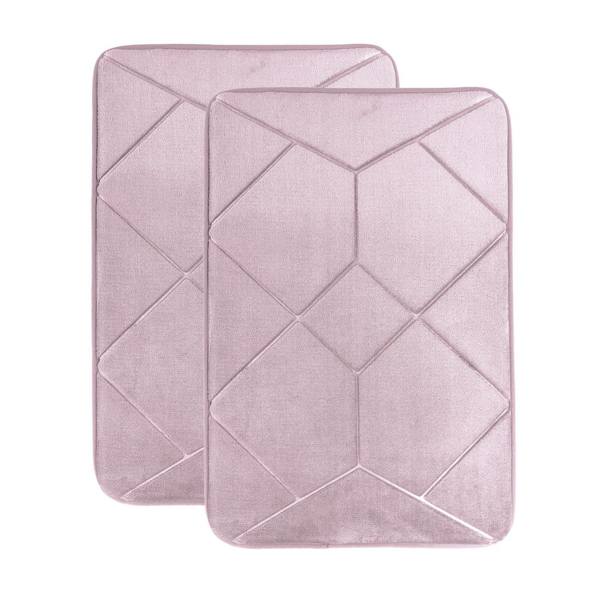 JUST HOME COLLECTION - Set 2 Pisos de Baño Cosmic 40x60cm Rosa