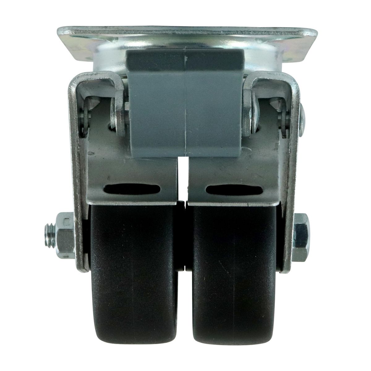 FIXSER - Rueda Giratoria Doble con Freno 80Kg