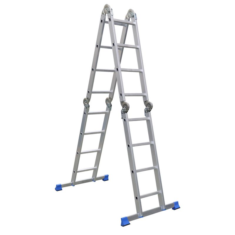 BAUKER - Articulada Aluminio 4.34 m 16 Peldaños