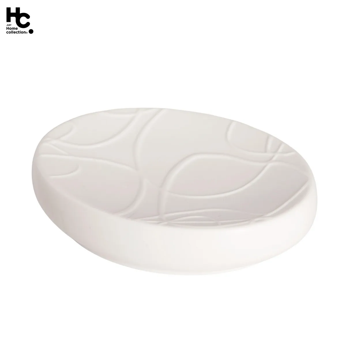 JUST HOME COLLECTION - Jabonera Cerámica Art Blanco