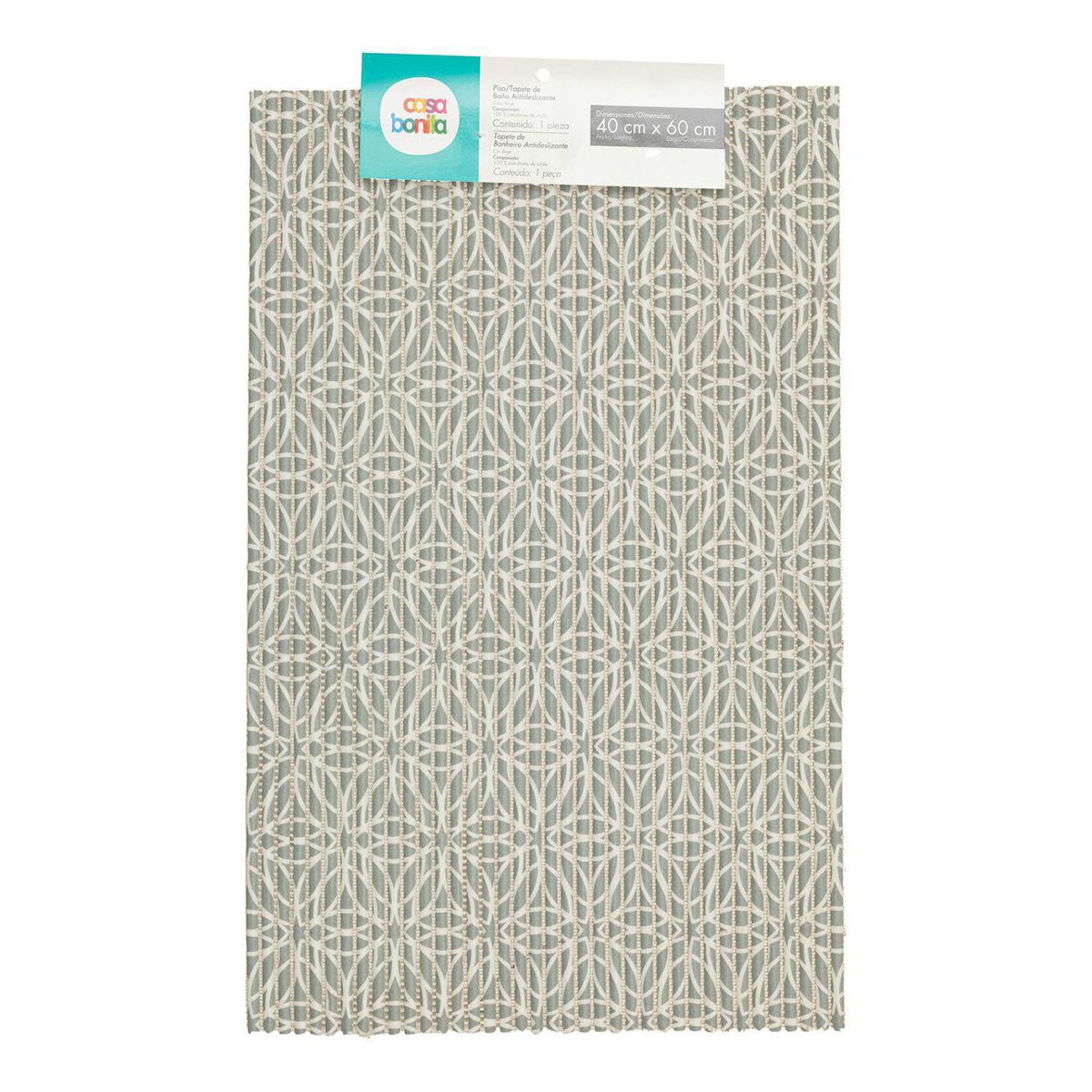 CASA BONITA - Tapete de Baño Zen 40x60cm Beige