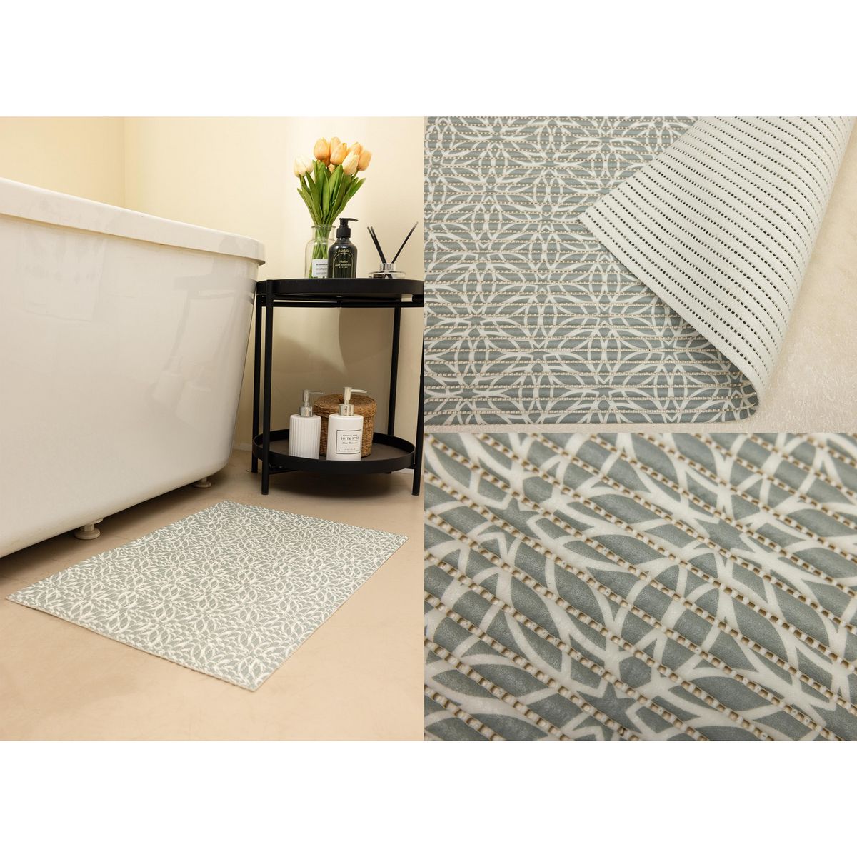 CASA BONITA - Tapete de Baño Zen 40x60cm Beige