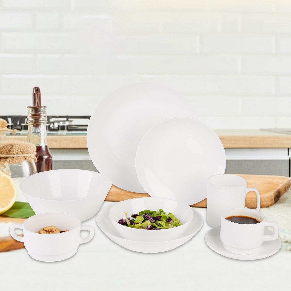 CASA BONITA - Bowl Blanco Opal 15.8cm