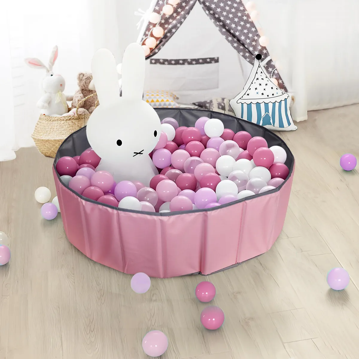 DO IT - Piscina de Tela Plegable 100x29cm