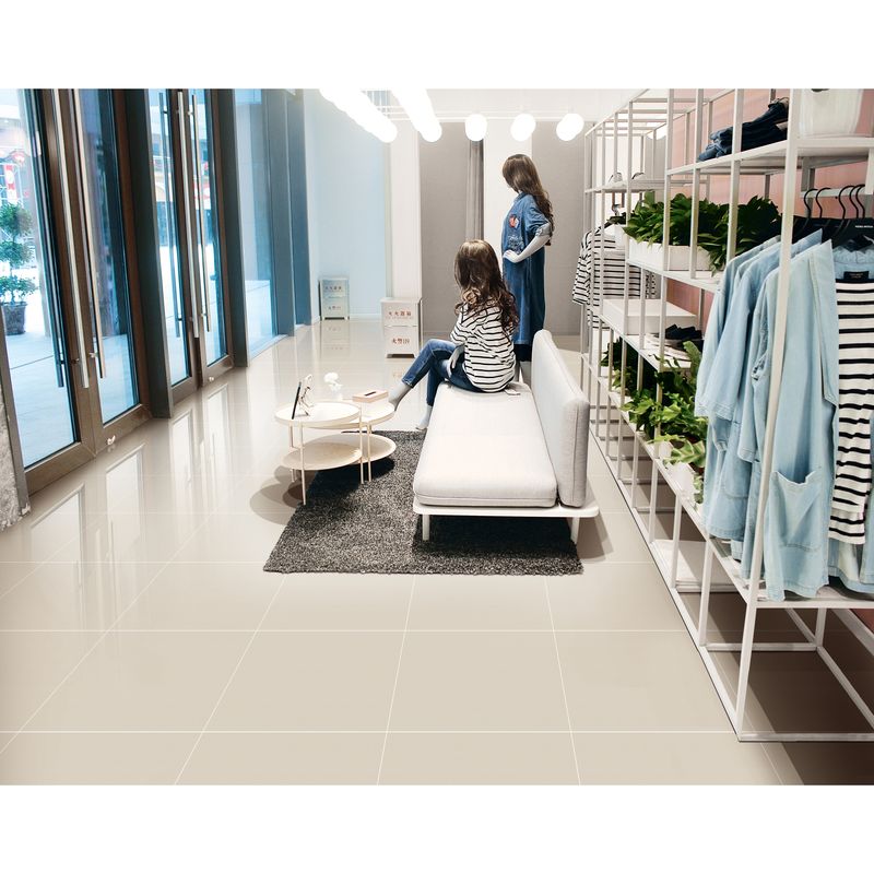 HOLZTEK - Porcelanato Beige Liso 60X60cm 1.44m2