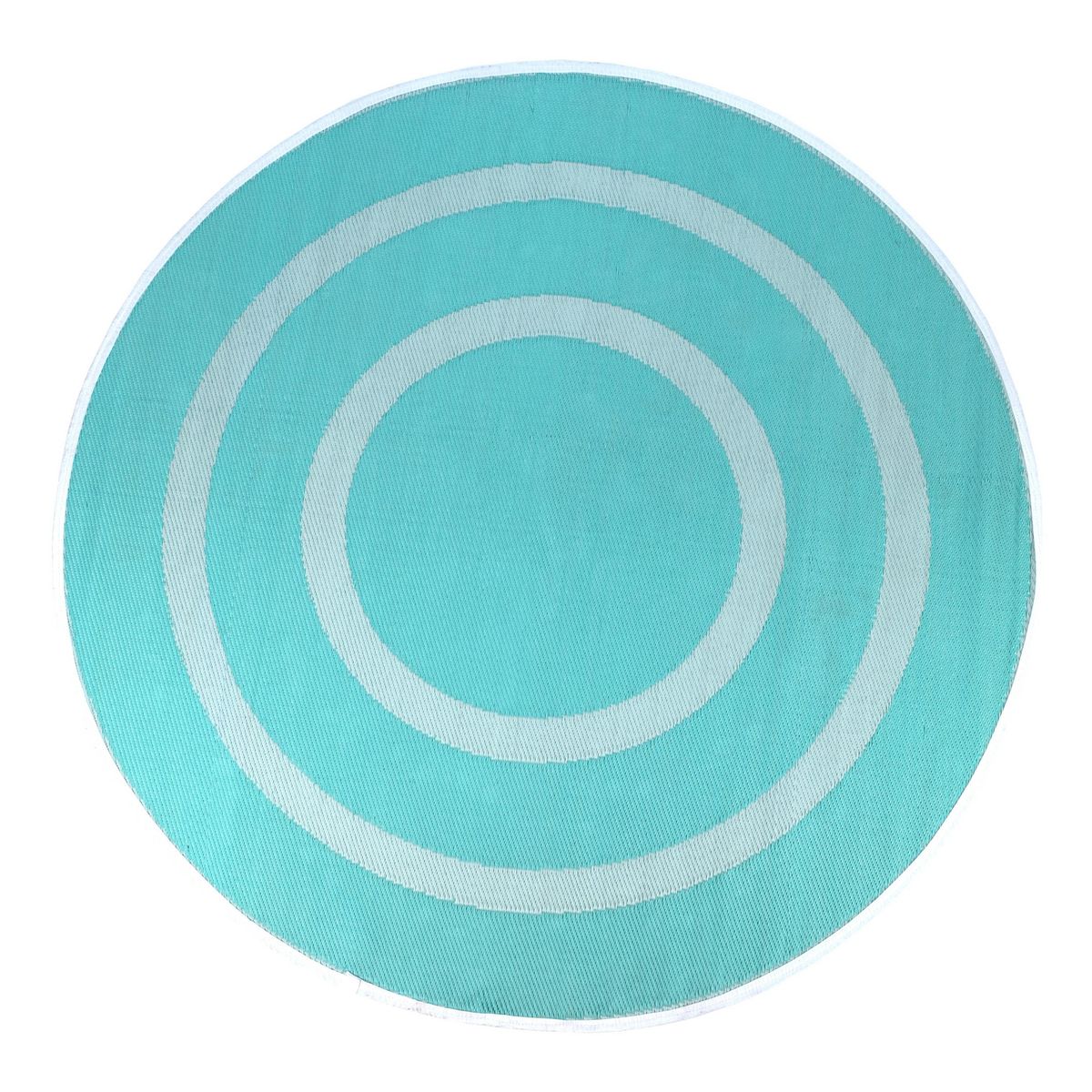 JUST HOME COLLECTION - Alfombra Terraza Redonda Nórdica Azul 180cm