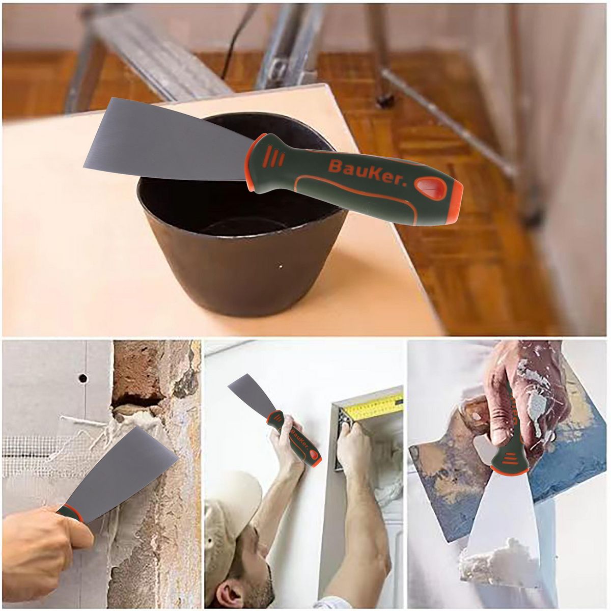 BAUKER - Espátulas 2" flexible