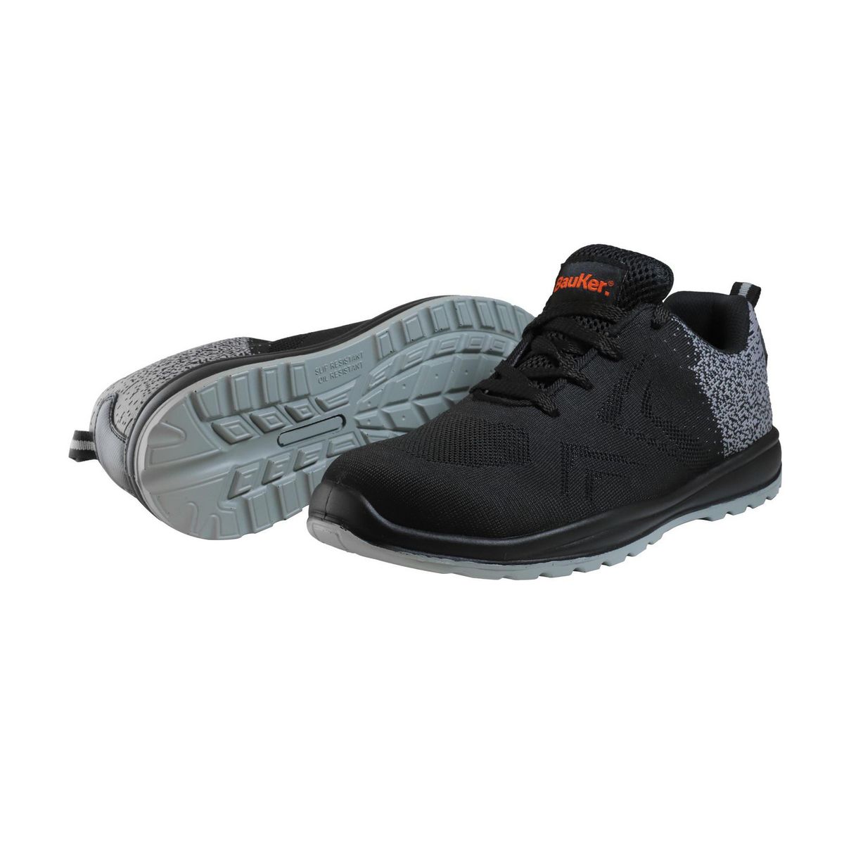 Zapatillas de Seguridad Punta de Acero Unisex Grey, marca BAUKER - Foto Principal