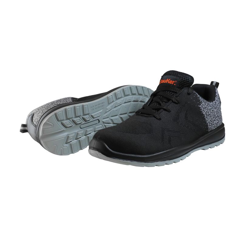 BAUKER - Zapatillas de Seguridad Punta de Acero Unisex Grey T44