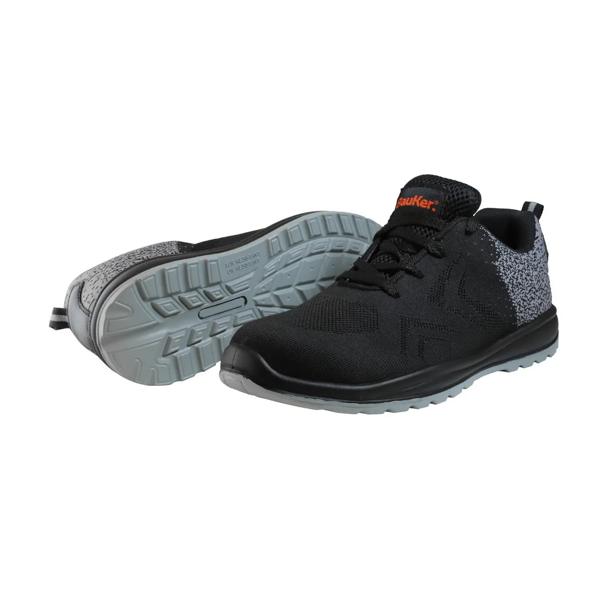 BAUKER - Zapatillas de Seguridad Punta de Acero Unisex Grey