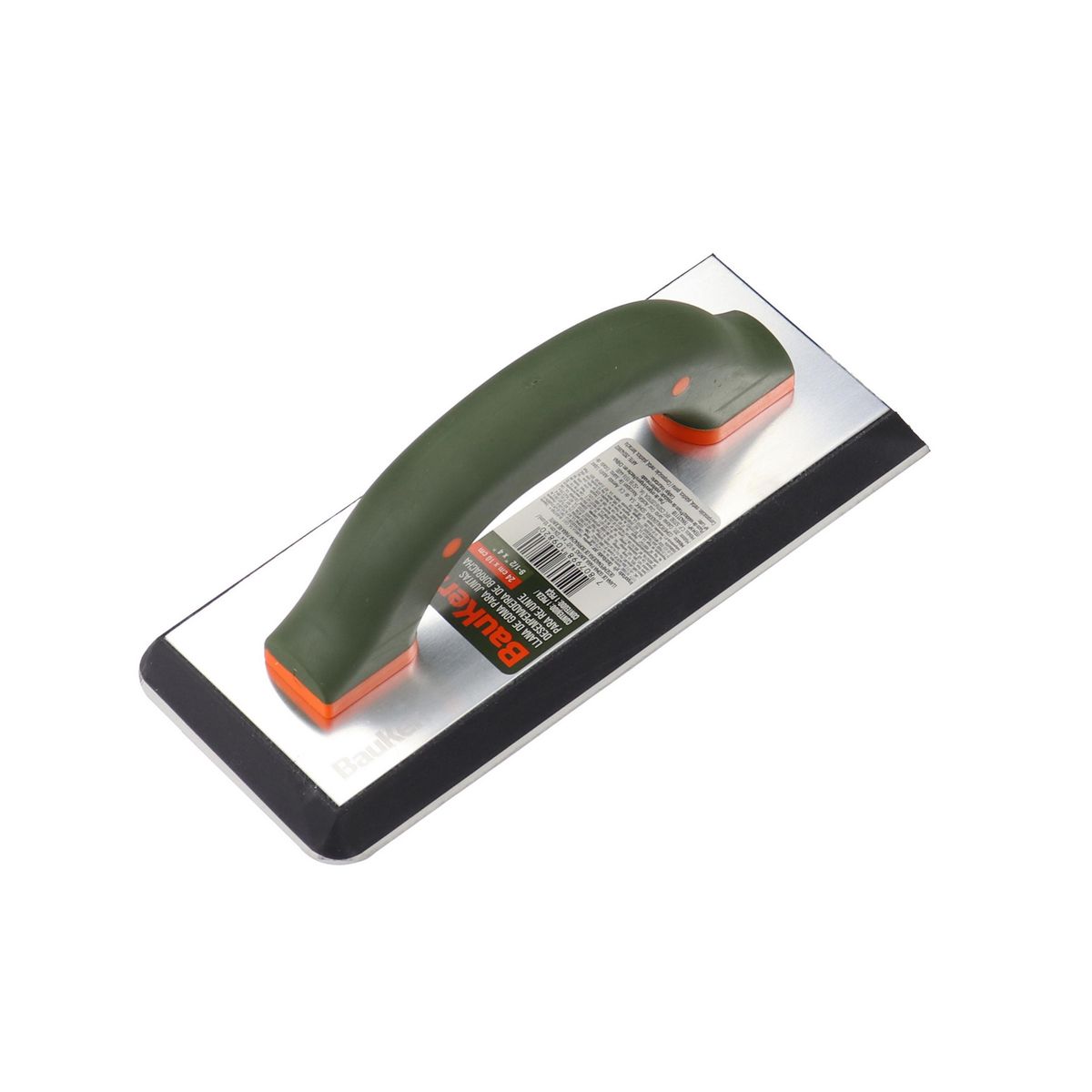 BAUKER - Llana Recta 9 x 0.5 Pulgadas Base Goma