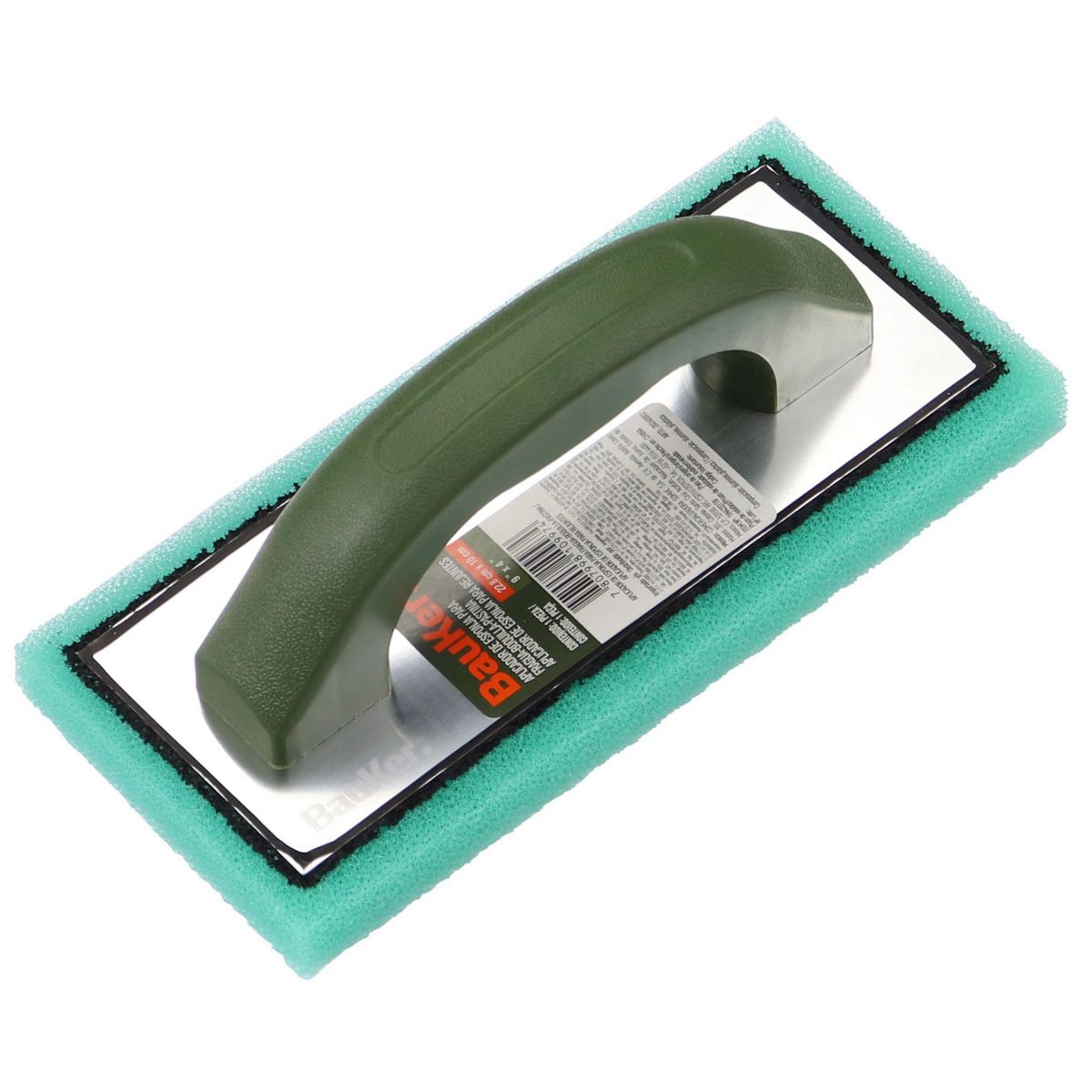 BAUKER - Llana Recta 9 x 4 Pulgadas Base Espuma