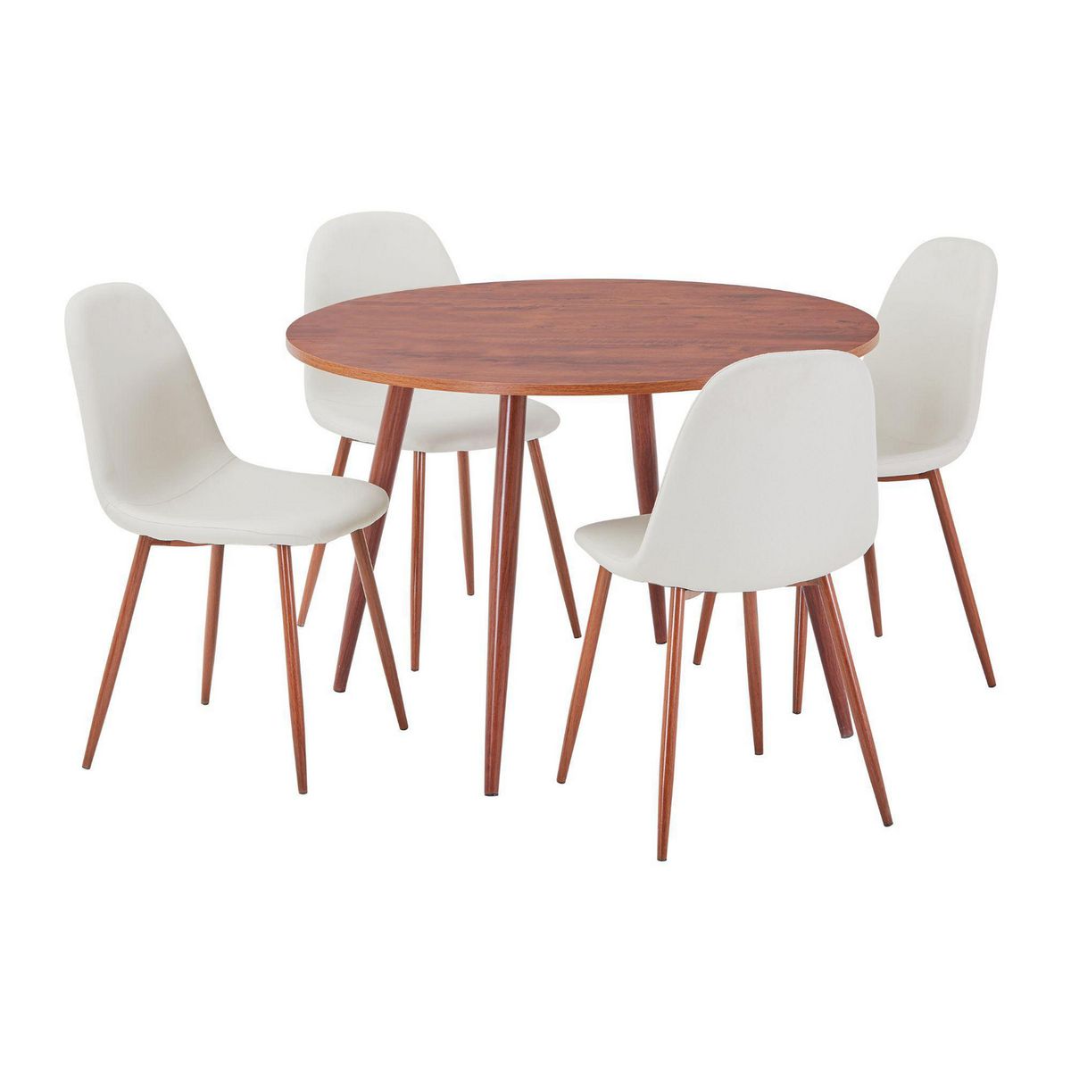 JUST HOME COLLECTION - Juego de Comedor 4 Sillas Anand