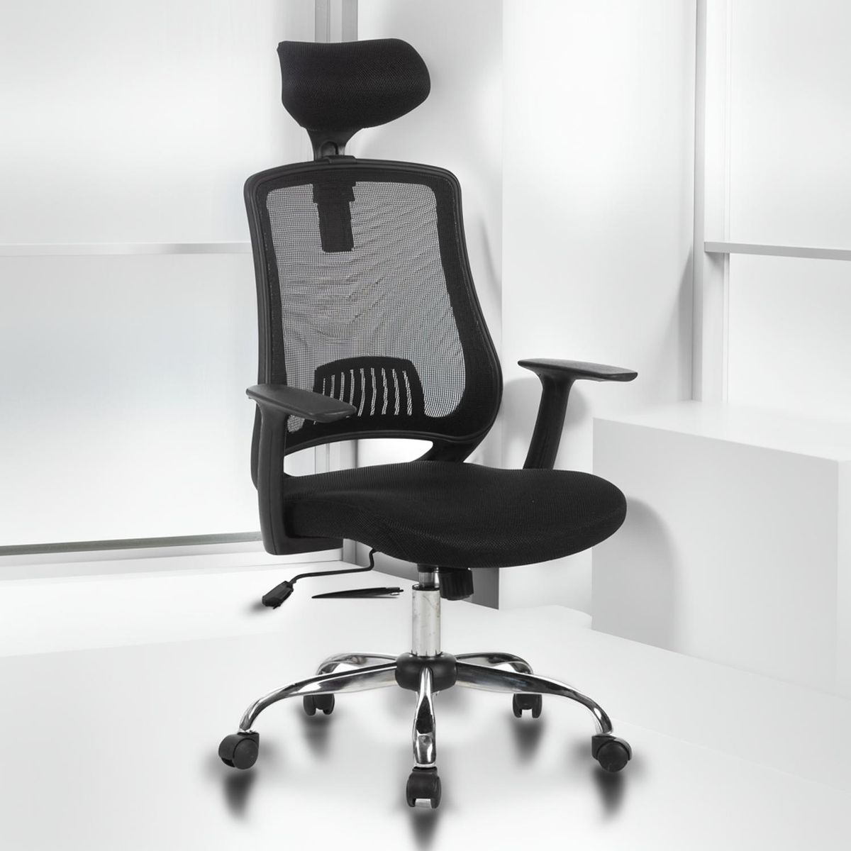 JUST HOME COLLECTION - Silla de Oficina Larisa Negro