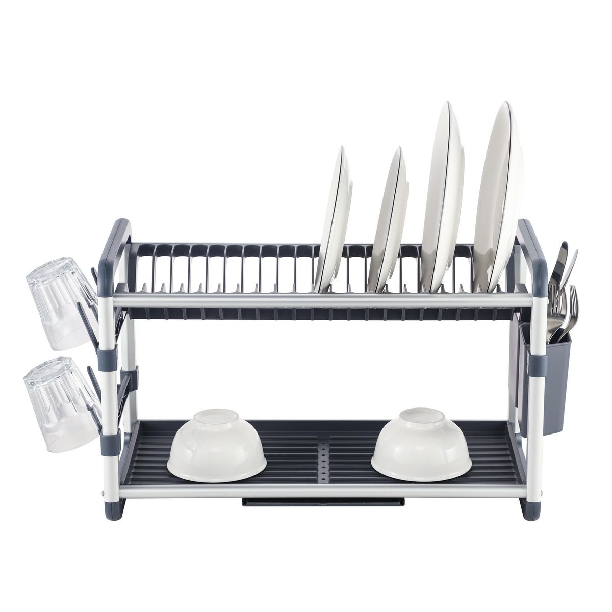 JUST HOME COLLECTION - Secaplatos de Aluminio 2 Niveles