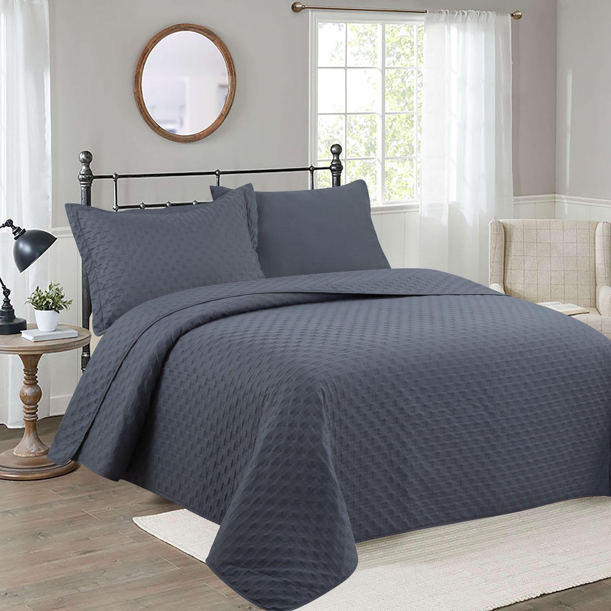 JUST HOME COLLECTION - Combo Quilt Sábana CYB2 King