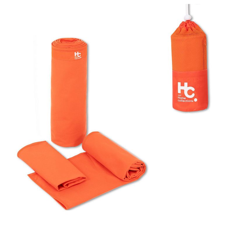 JUST HOME COLLECTION - Toalla de Gimnasio 3 Piezas Naranja
