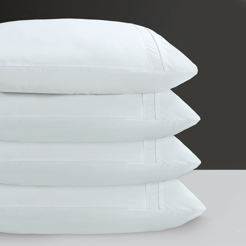 JUST HOME COLLECTION - Set 4 Fundas de Almohada 50x90cm Blanco