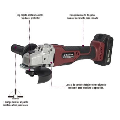 Esmeril Inal�mbrico Karson 18