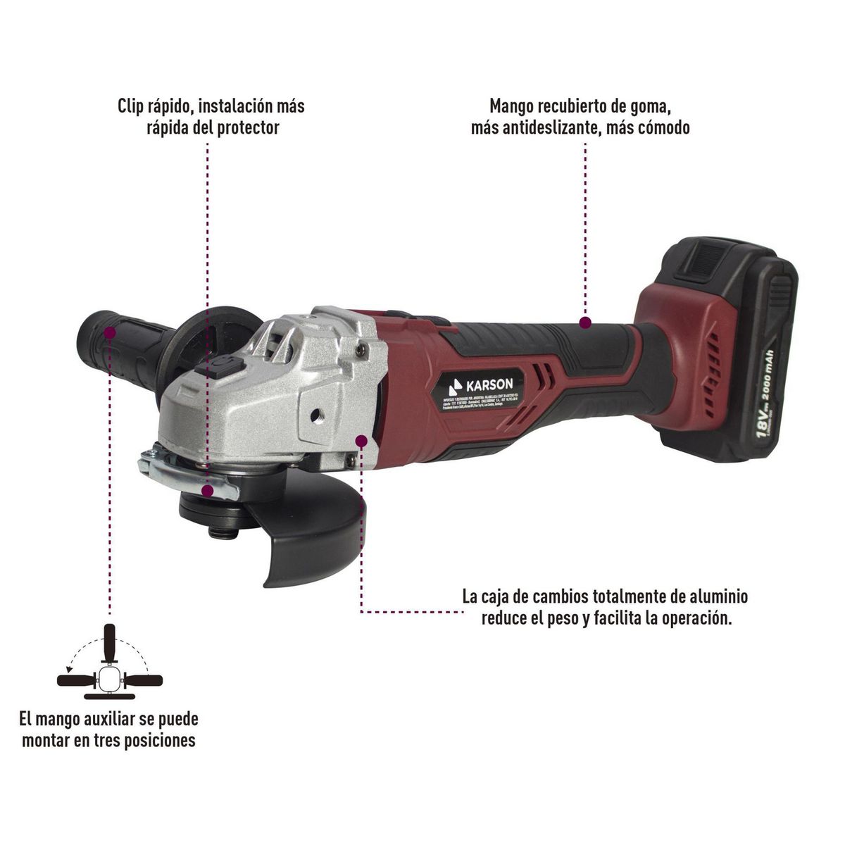 KARSON - Esmeril Inalámbrico Karson 18