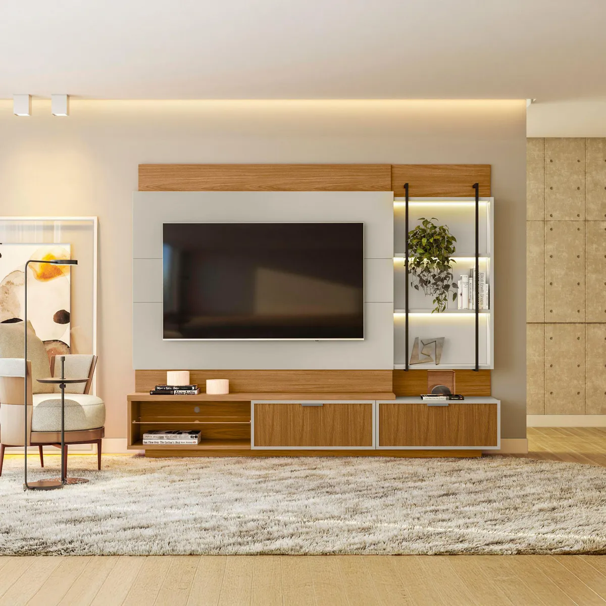 JUST HOME COLLECTION - Centro de Entretenimiento 70" Maceio