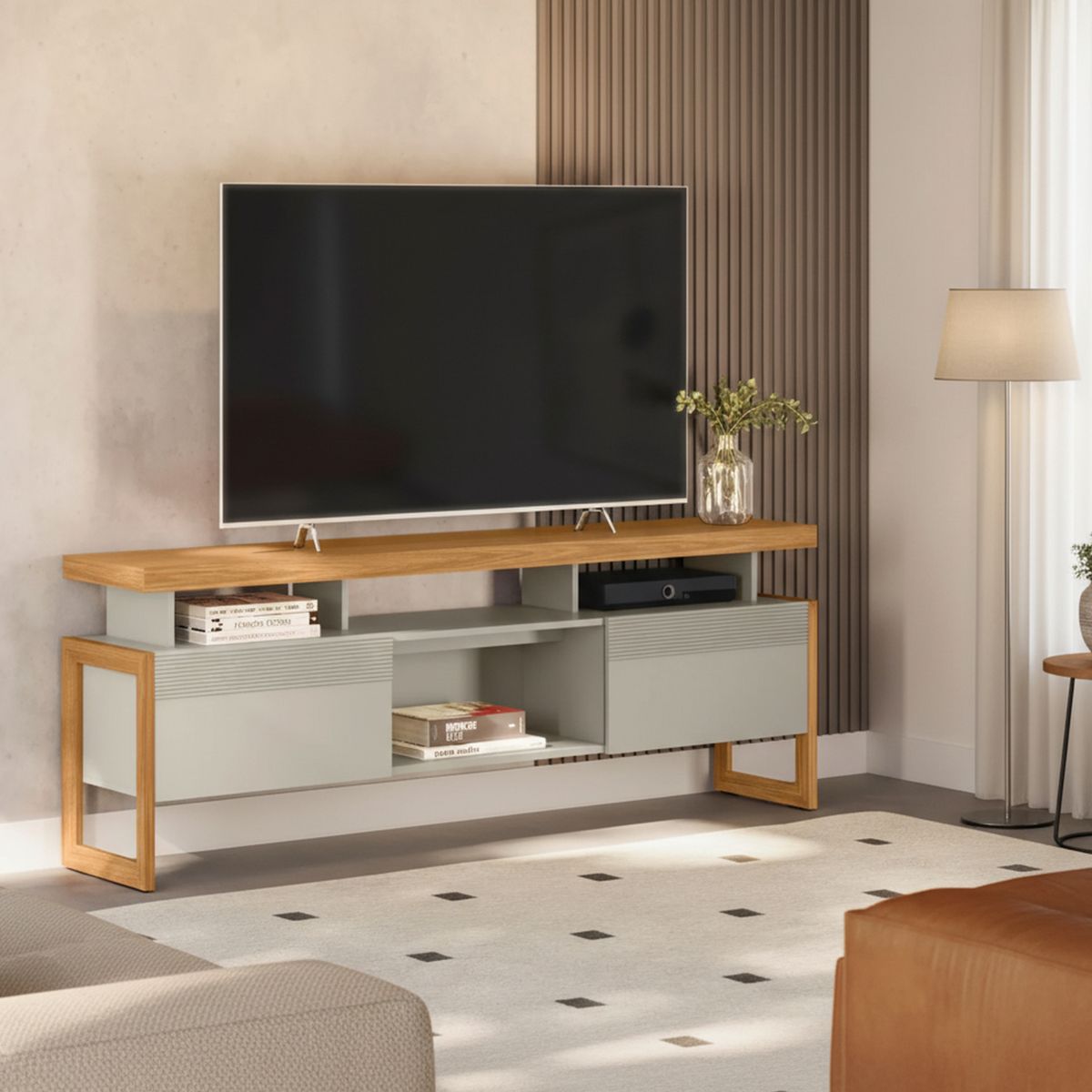 JUST HOME COLLECTION - Mesa de TV 70" Esmeralda