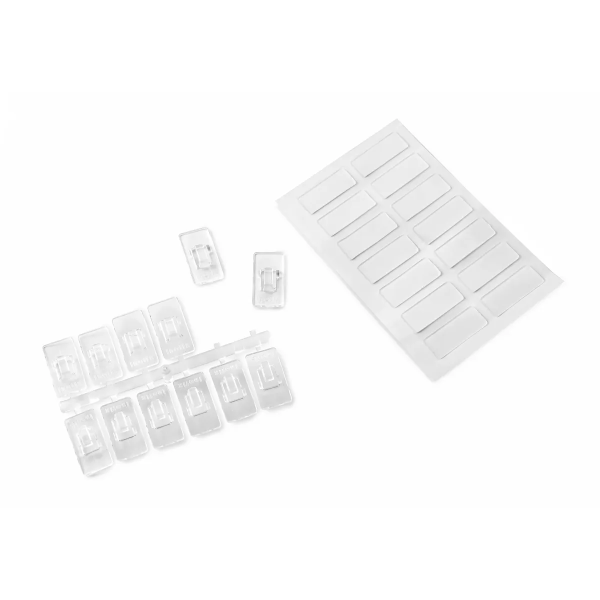 INOFIX - Set x12 Mini Ganchos Adhesivos