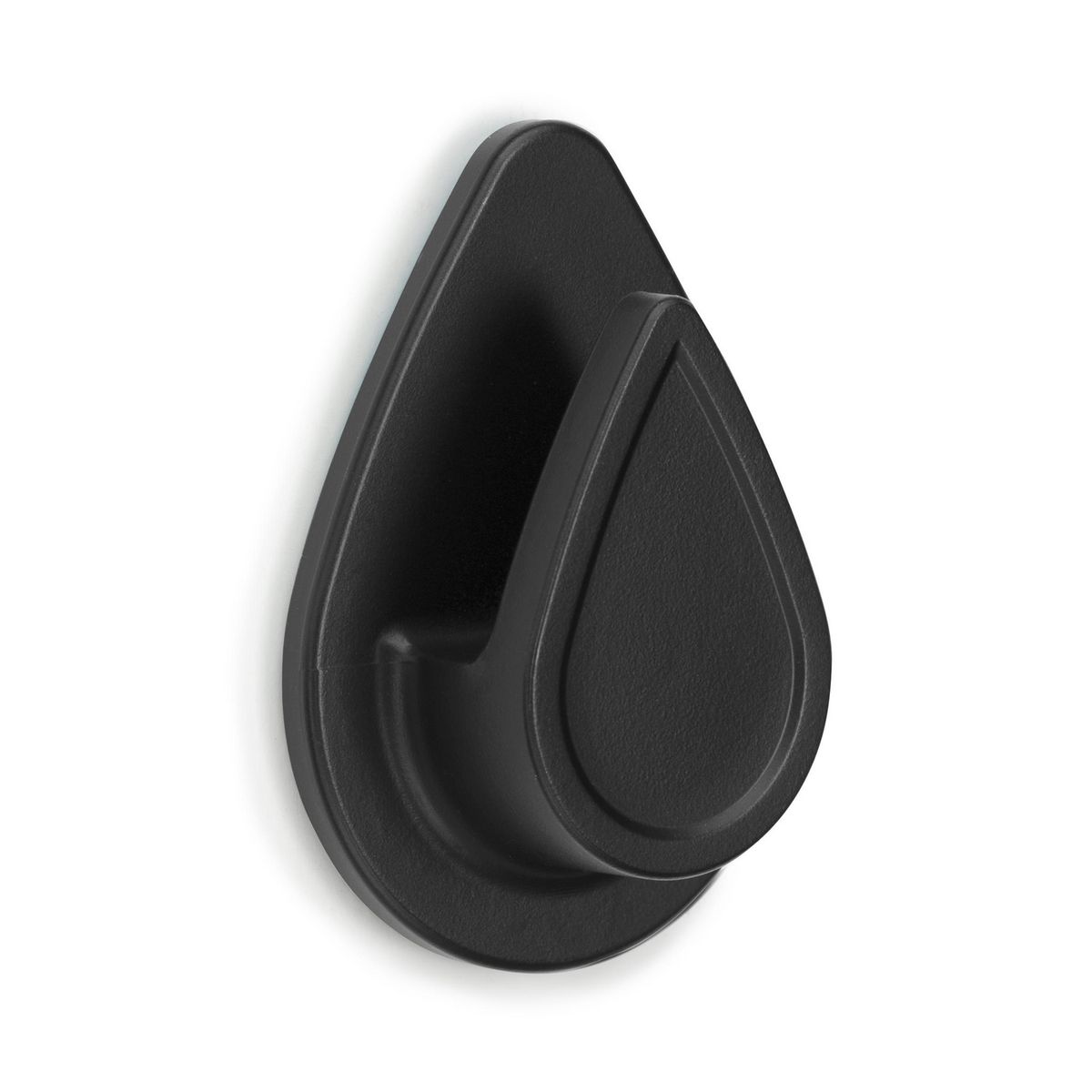 INOFIX - Colgador Adhesivo Gota Negro