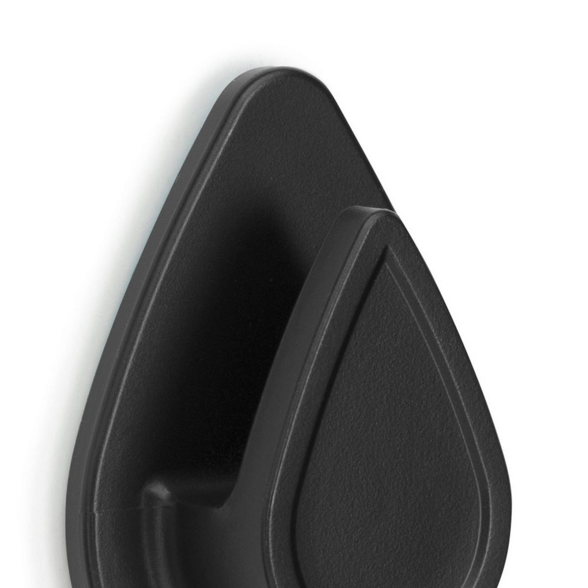 INOFIX - Colgador Adhesivo Gota Negro