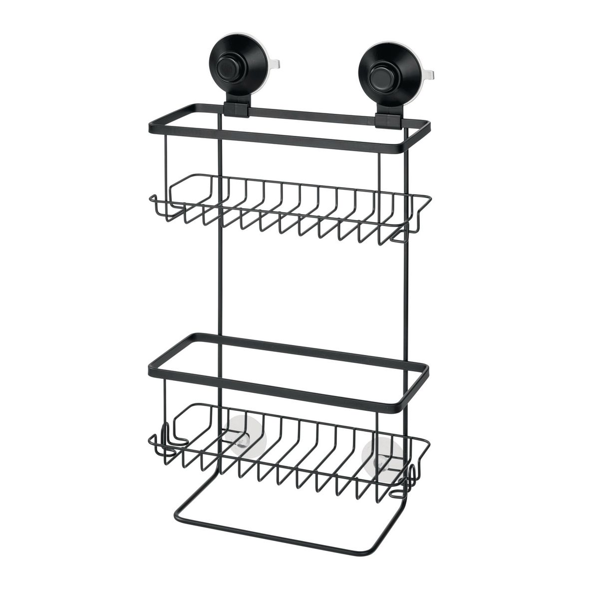 IDESIGN - Carrito de Succión para Ducha Negro