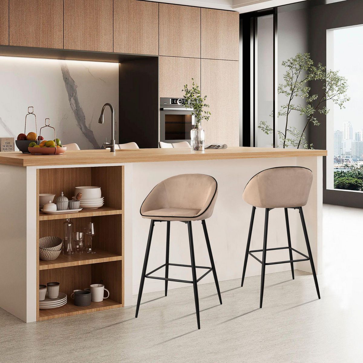 JUST HOME COLLECTION - Silla Bar Andra