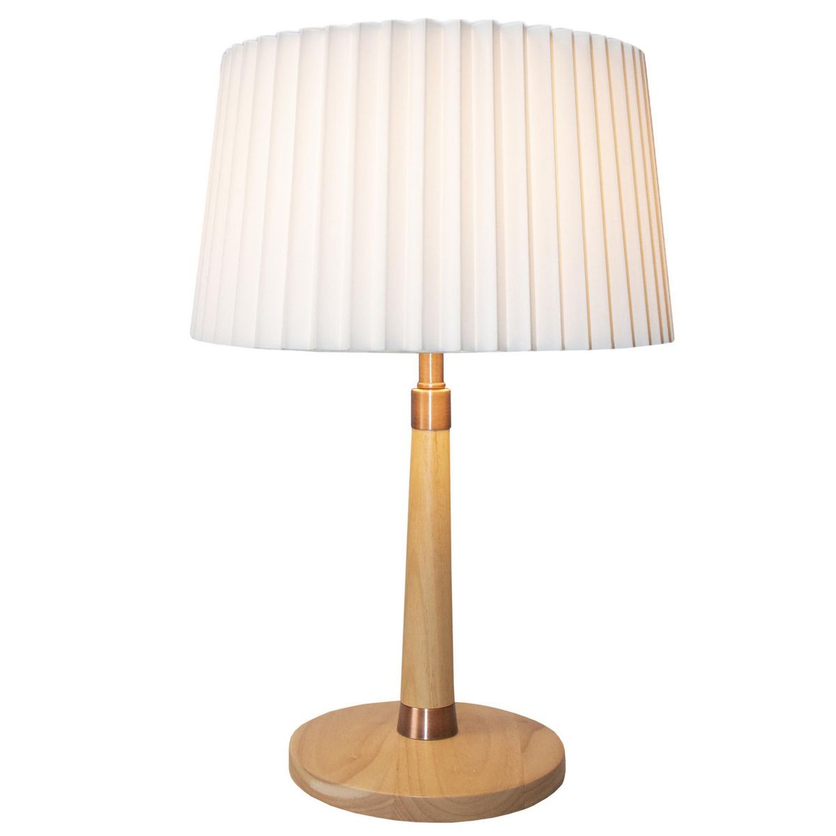 JUST HOME COLLECTION - Lámpara de Mesa Clásica Blanco