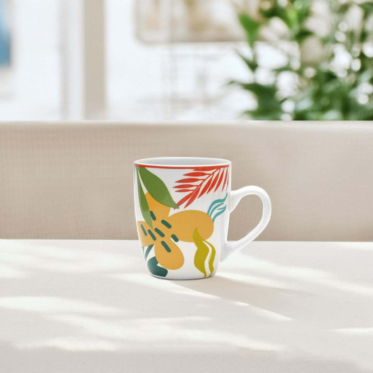 JUST HOME COLLECTION - Mug Hojas Jungle Chic 480ml
