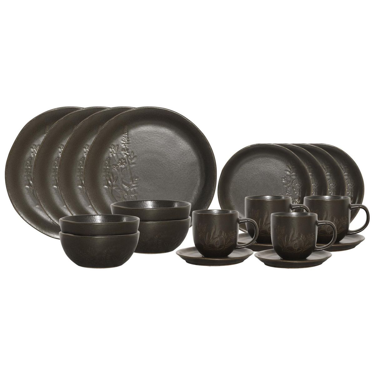 JUST HOME COLLECTION - Juego de Vajilla 20 Piezas Osaka