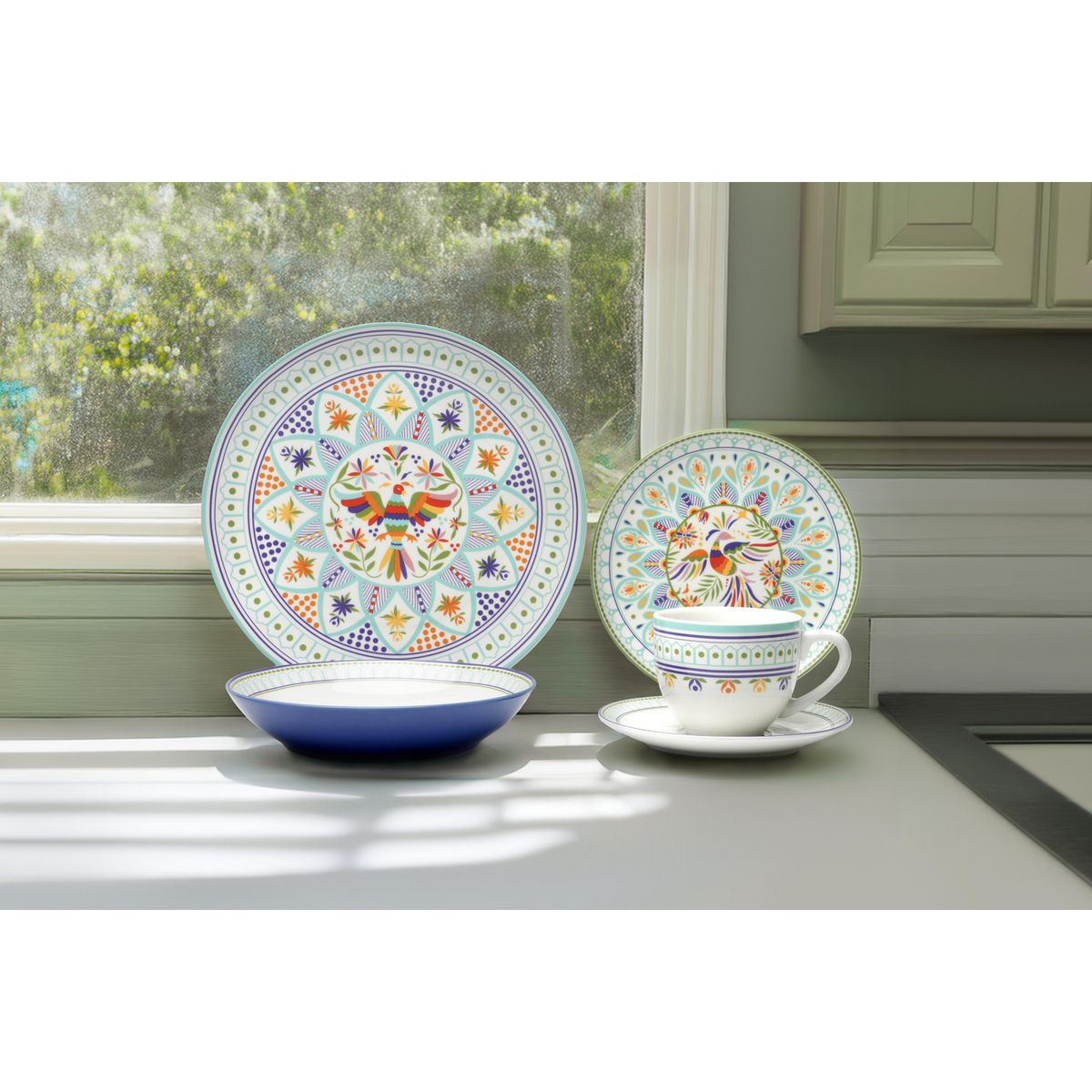 JUST HOME COLLECTION - Juego de Vajilla Bali 20 Piezas