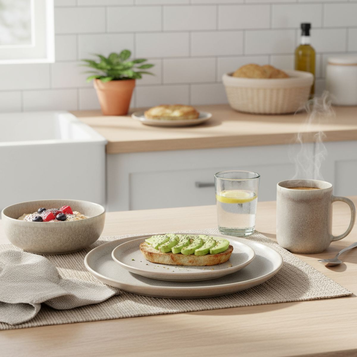 JUST HOME COLLECTION - Juego de Vajilla 16 Piezas Londres