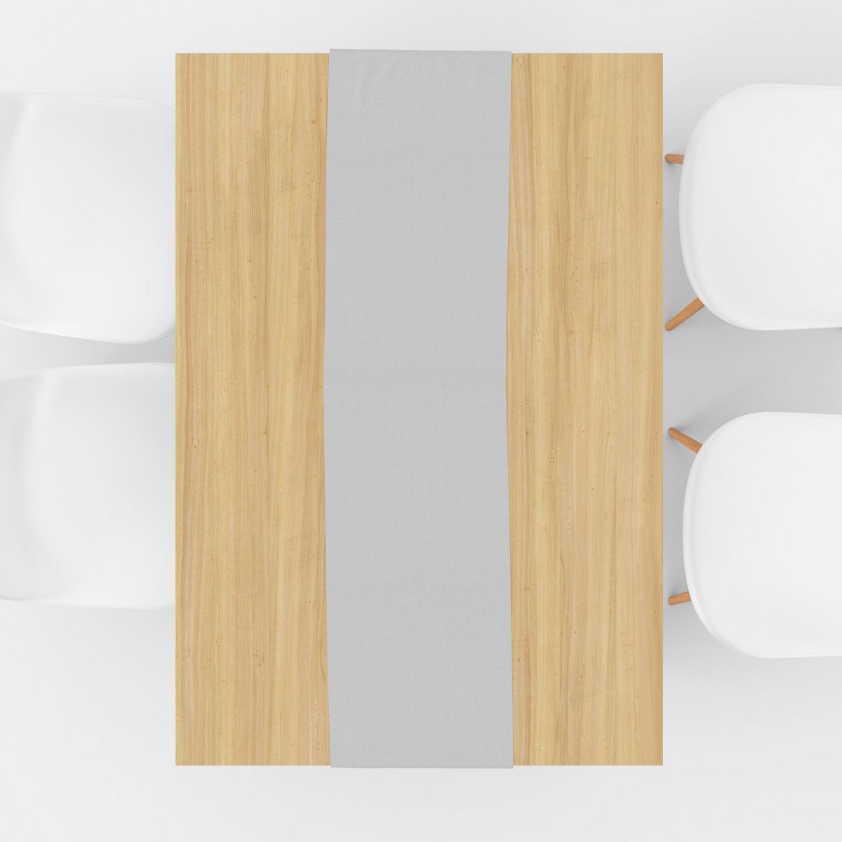 JUST HOME COLLECTION - Camino de Mesa 40x160cm Gris