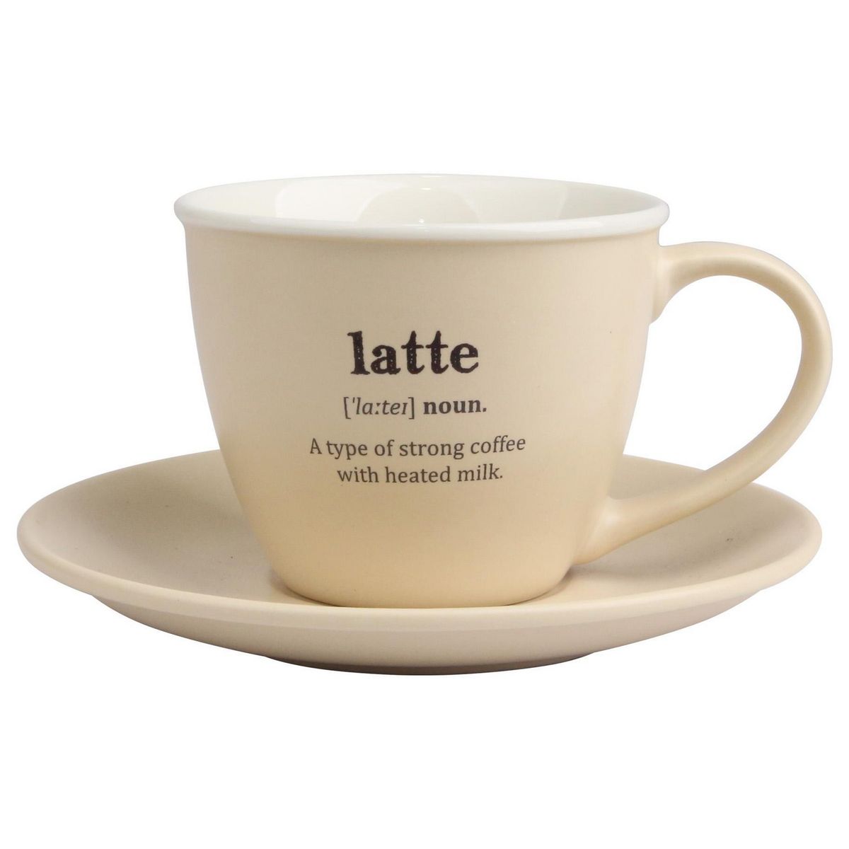 JUST HOME COLLECTION - Juego Taza + Platillo Rack Metálico