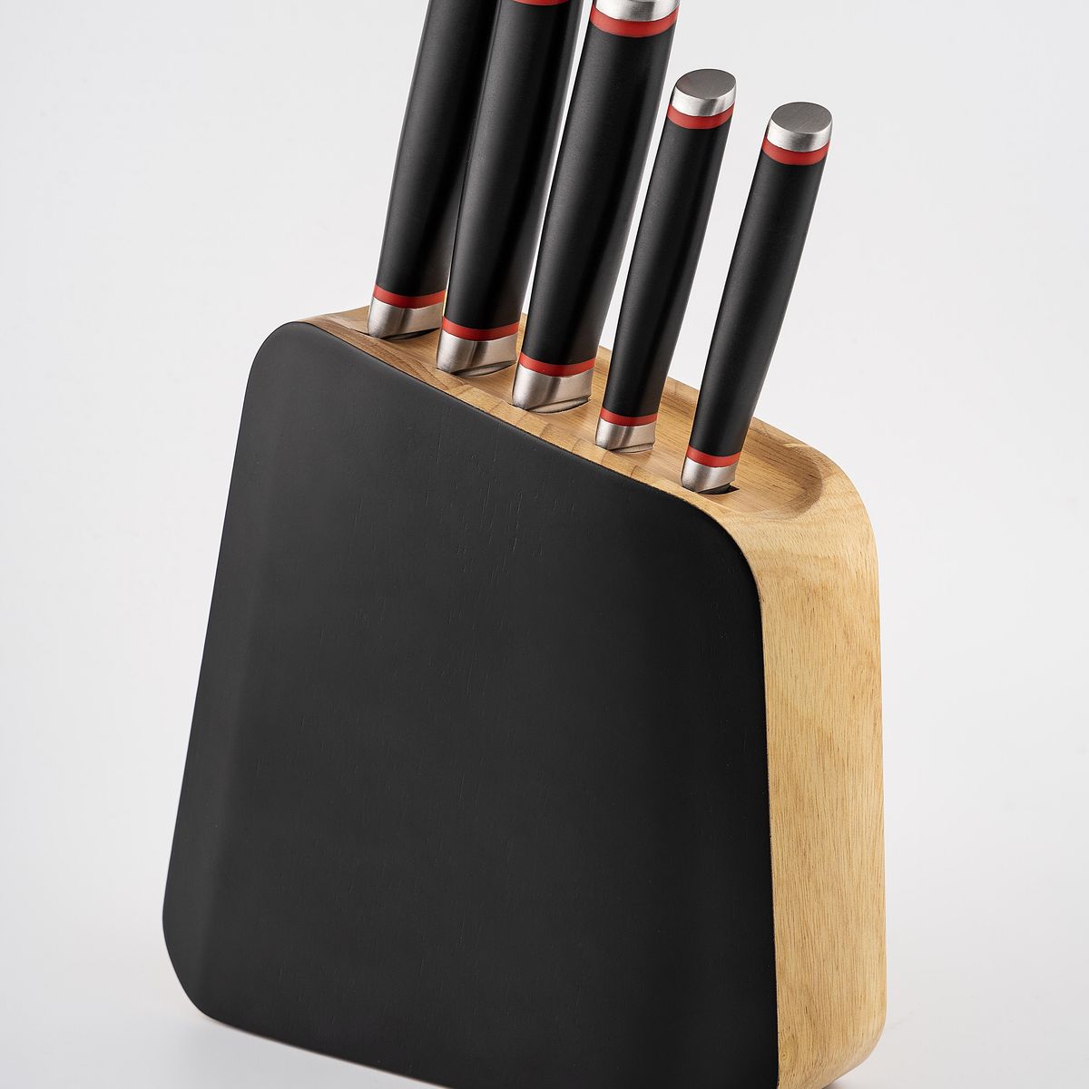 JUST HOME COLLECTION - Juego de Cuchillos con Base 5 Piezas