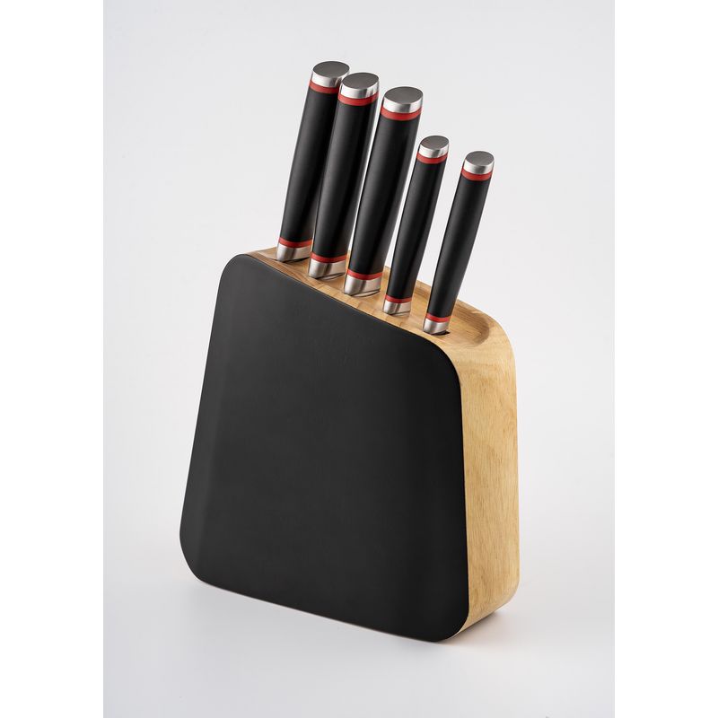 JUST HOME COLLECTION - Juego de Cuchillos con Base 5 Piezas