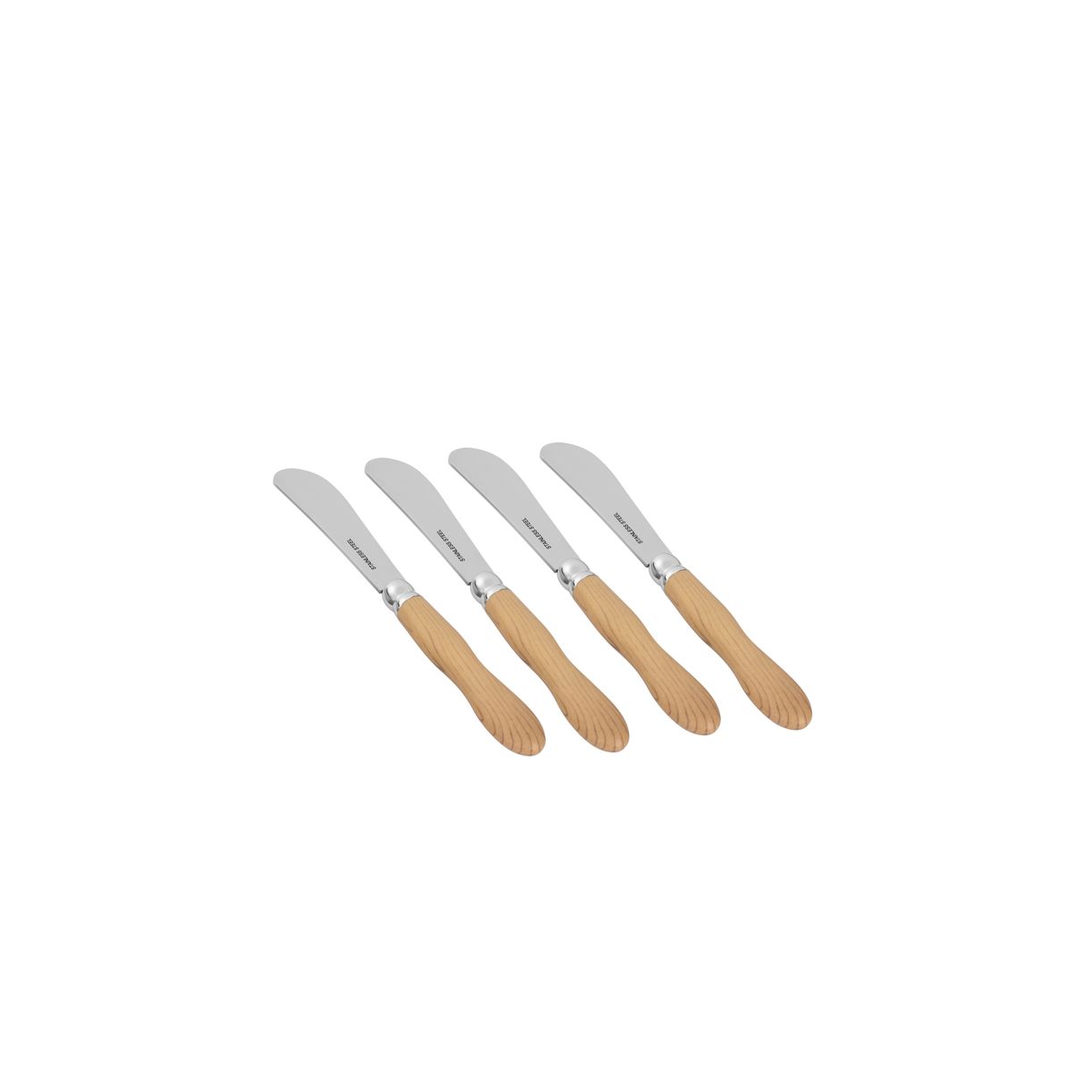 JUST HOME COLLECTION - Juego de Cuchillos Mantequilla 4 Piezas