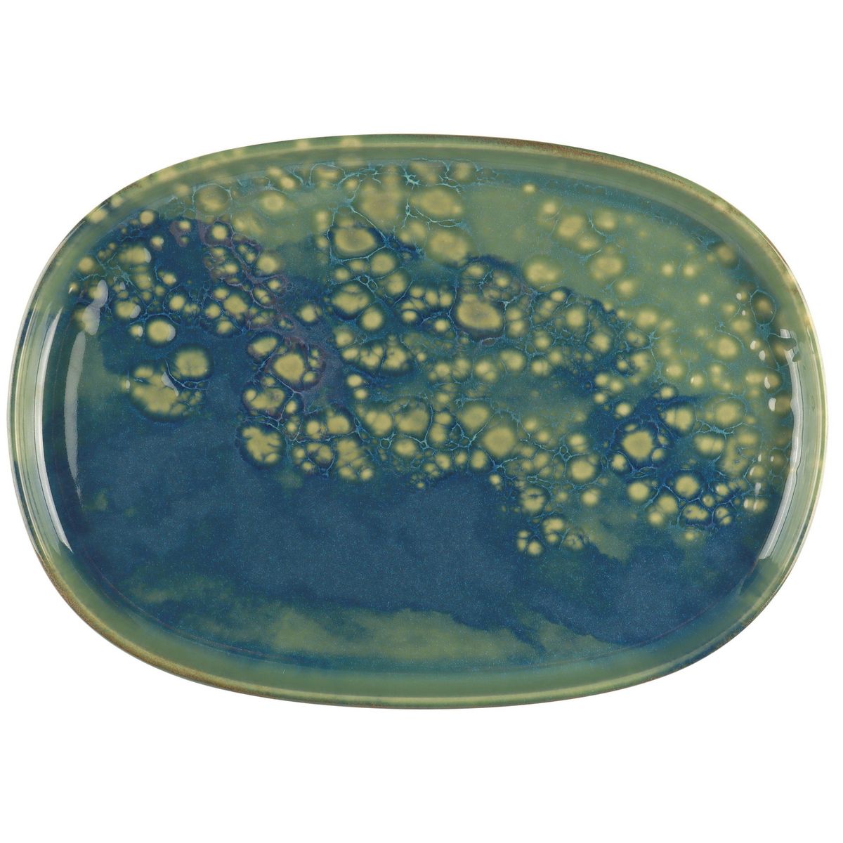 JUST HOME COLLECTION - Plato Ovalado Wine 23x33cm