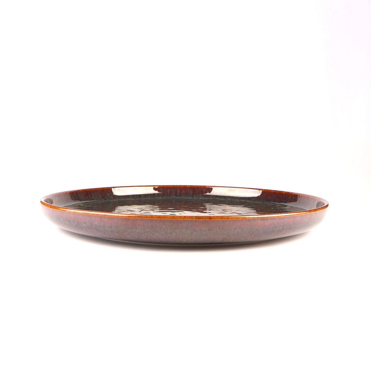 JUST HOME COLLECTION - Plato Redondo Glaze Brown 22cm