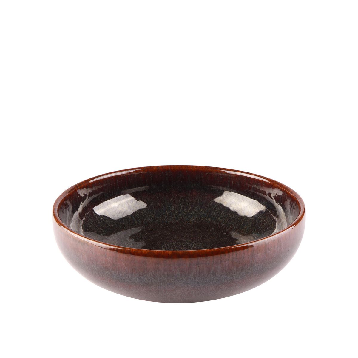 JUST HOME COLLECTION - Bowl Cereal Glaze Brown 16cm
