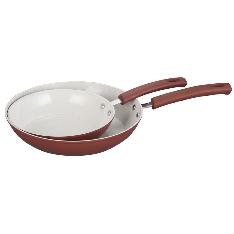 JUST HOME COLLECTION - Set Sartén 2 Unidades 20/26cm Rojo