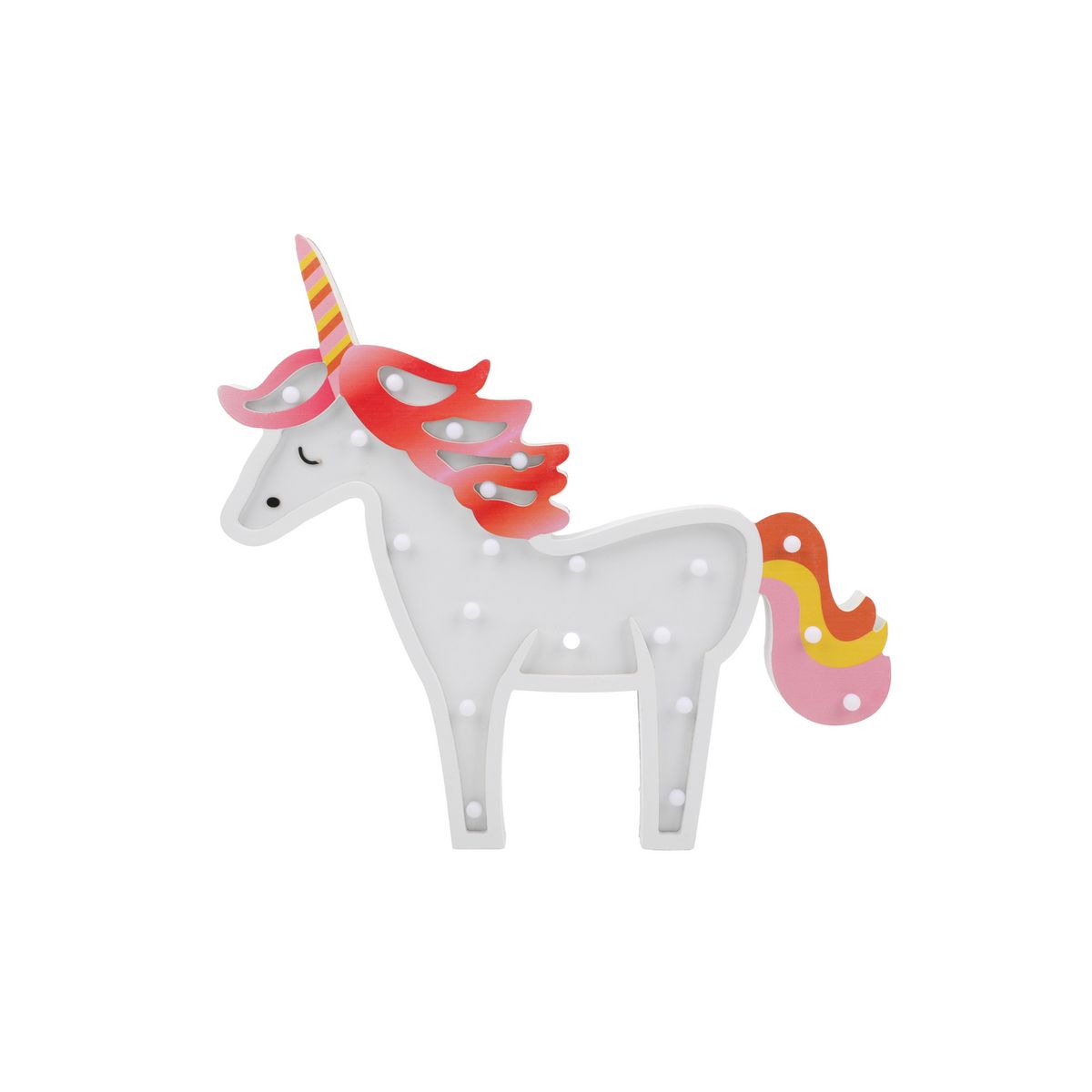 JUST HOME COLLECTION - Lámpara de Mesa a Batería Unicornio