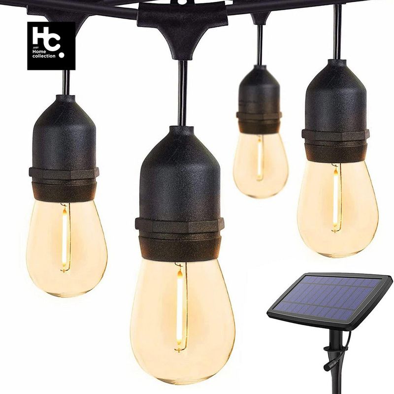 JUST HOME COLLECTION - Guirnalda Solar Luz Cálida 14.8mt