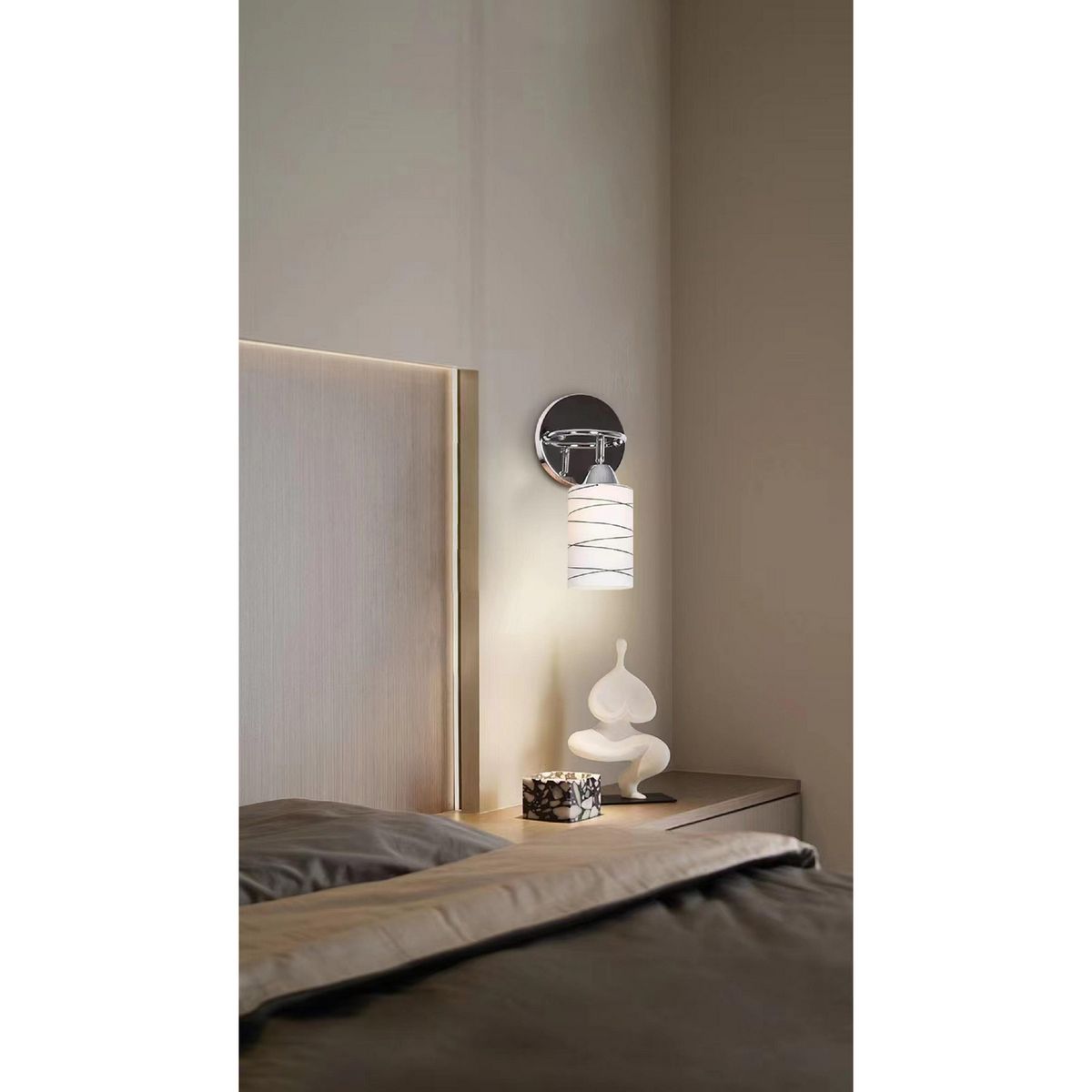 CASA BONITA - Braquete de Pared Exterior Lugo 1 Luz