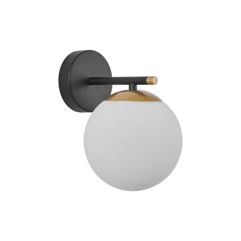JUST HOME COLLECTION - Braquete de Pared Exterior 1 Luz E27 Dorado/Negro Bellevie